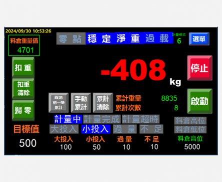 1. 單一物料配料控制器 AC-6100